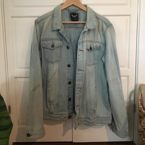 lightweight denim jacket mens